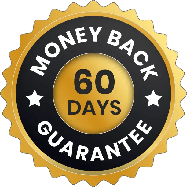 MemoVolt 60 day money back guarantee badge