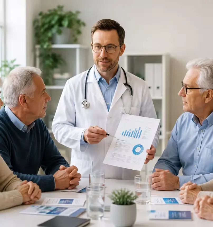 Senior adult enjoying sharp mental clarity after taking MemoVolt daily brain supplement