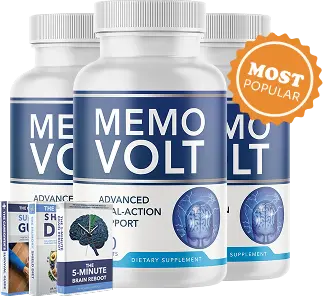 MemoVolt daily brain support capsule with premium neuro-essential ingredients
